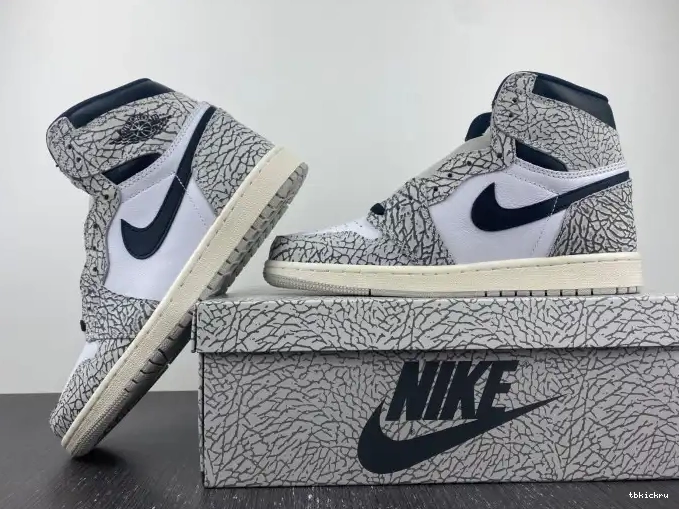Reps TBK White Air Cement High Jordan 1 OG DZ5485-052 0529
